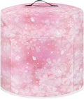 Pink Cherry Blossom Pressure Cooker Cover with Pocket Air Fryer Cover Dust Cover Insulated Kitchen Appliance Steamship Pot Cover Appliance Dust Covers Decor