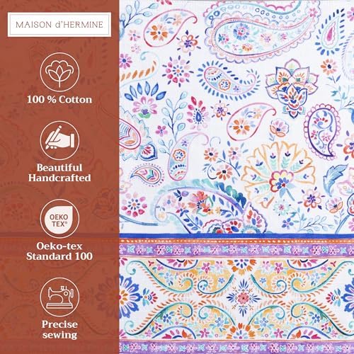 Maison d' Hermine Placemats Set of 4 Reusable 100% Cotton (13"x19")
