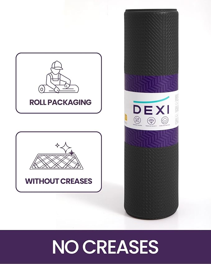 DEXI Kitchen Floor Mats Cushioned Anti Fatigue, 23x94, Large Long Standing Runner Rug Waterproof, Comfort Memory Foam Padded for Front Sink Laundry, Black