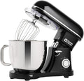 Kitchen in the box Stand Mixer - 8.5 Quart Mixing Bowl with Handle, 900 Watt Heavy Bread Dough Standing Mixers Tilt-head with Dough Hook, Whisk, Flat Beater and Splash Guard (Black)