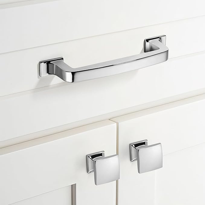 khtumeware | Appliance Handle Pull | Polished Chrome | 12 in (305 mm) Center-to-Center Drawer Pull | 1 Pack| Kitchen and Bathroom Cabinet Hardware | Furniture Hardware