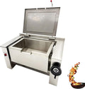 Electric Tilting Skillet Braising Pan Commercial Tilting 38.3Gal (145L) 0-90° Stainless Steel Tilt Skillet for Restaurants, Hotels 220V 3PH