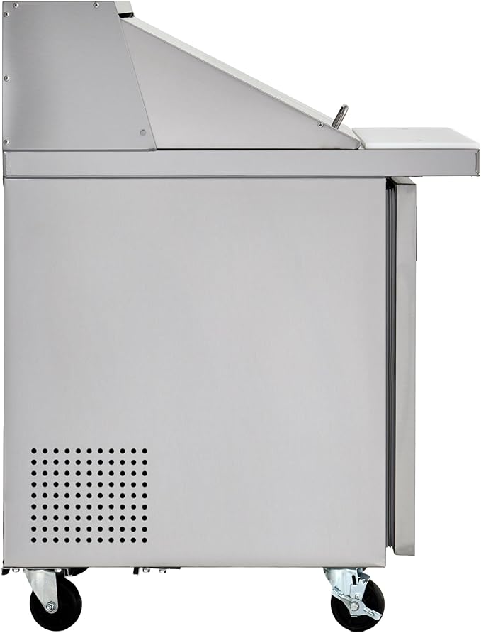 Kratos Commercial Refrigerator, Mega Top Sandwich and Salad Prep Table, 9 pan, 28" W (67K-034)