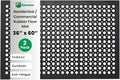 Envelor Anti Fatigue Mat 2 Pack Rubber Floor Mats Door Mat Non Slip Drainage Mat for Entryway, Kitchen, Restaurant, Garage, Heavy Duty Use Doormat, Commercial Floor Mat Industrial 36 x 60 Inches