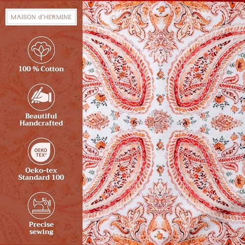 Maison d' Hermine Placemats Set of 4 Reusable 100% Cotton (13"x19")