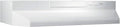 Broan-NuTone F403611 Two Four White 36-inch Under-Cabinet 4-Way Convertible Range Hood with 2-Speed Exhaust Fan and Light