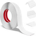 Wall Corner Protector Peel and Stick Corner Trim Molding Flexible Inside & Outside Wall Edge Guard Self Adhesive Moulding Trim for Edge Use, White, 0.8” W x 40’ L