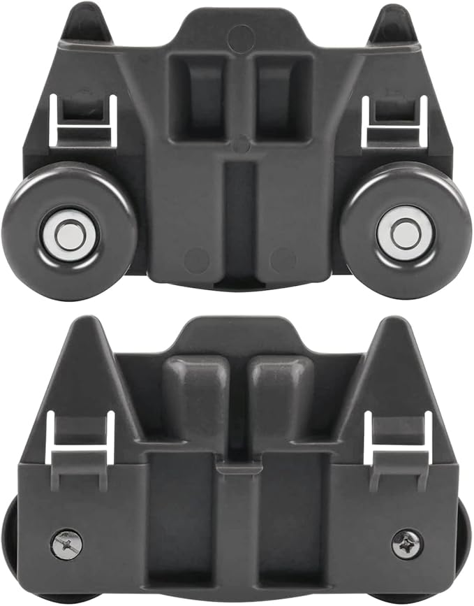 Dishwasher Wheels Lower Rack with Steel Screws Compatible for Whirlpool/Kenmore/Maytag/Kitchenaid/JennAir Replace W10195417,W10195417V,W10195417VP,PS11750057,AP6016764,EAP11750057,1872128(4PCS)