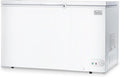 BLACK+DECKER 13 Cu. Ft. Chest Freezer, Deep Freezer with Top Opening, Freezer Chest with 2 Removable Storage Baskets, Mechanical Temperature Control, Manual Defrost, R600a Refrigerant,BCF1300E,White