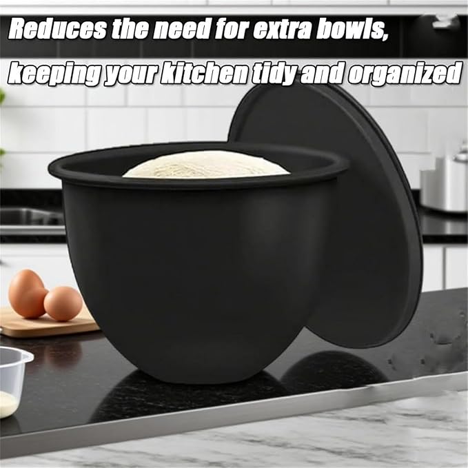 Non-Stick Silicone Liner for 5 Qt Stand Mixers | No More Replacement Bowls(3pcs)