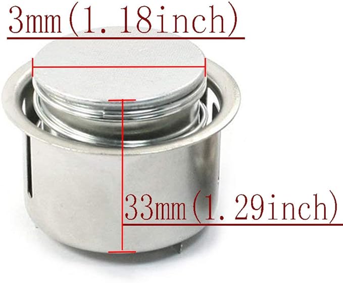 COMOK Round Magnetic Center Thermostat Sensor for Electric Rice Cooker Silver Tone 2PCS