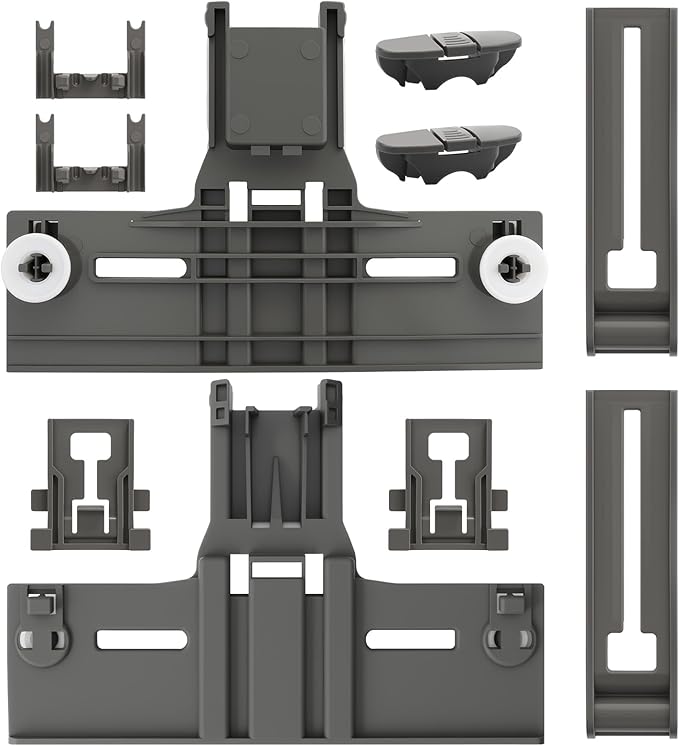 New Upgraded 10 Pack W10350375 Dishwasher Top Rack Adjuster Replacement for Whirlpool WDTA50SAHZ0 WDT750SAHZ0 WDT730PAHZ0 WDT970SAHZ0 Kenmore Dishwasher Top Rack Parts