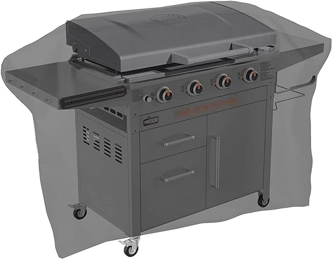 ZBXFCSH Heavy Duty 600D Griddle Cover Compatible with 28‘’ Blackstone Griddle 5483 and Royal Gourmet 4 Burner GD400 Series Cooking Station with Hood Also fits Cuisinart 28” Griddler