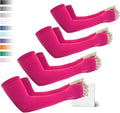GOUNOD Sun Protection Cooling Arm Sleeves with Thumb Holes - Gardening Outdoors Sports Workouts Sunscreen Arm Sleeves
