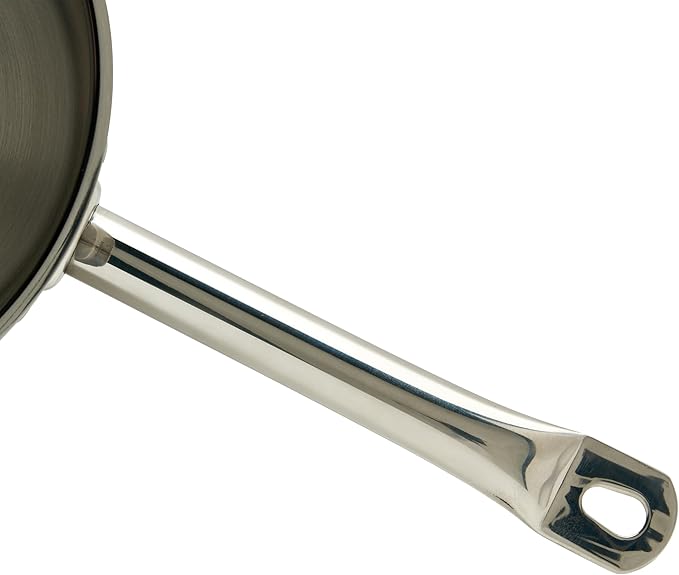 Winco Heavy-Duty Stainless Steel Sauce Pan with Cover, 3.5 Quart