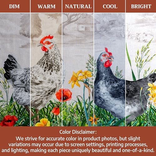 Maison d' Hermine Placemats Set of 4 Reusable 100% Cotton (13"x19")
