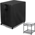 Kingling Outdoor Pizza Oven Table Cover for Ooni Large Table, Waterproof Outdoor Grill Prep Table Cover Pizza Oven Stand Cover - 32''L x 32''W x 35''H(Black)