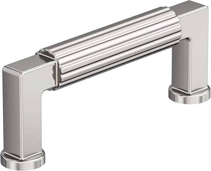 Amerock Ballard 3 inch (76mm) Center-to-Center Polished Nickel Cabinet Pull, BP37642PN