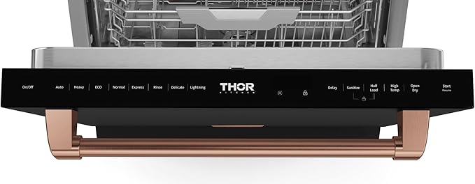 Gordon Ramsay by THOR Kitchen 24 Inch Dishwasher Black/Rose Gold