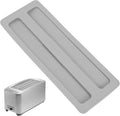 Toaster Lid Cover Replacement 1pcs Silicone Breakfast 2 Slices Bread Machine Cover Electric Toaster Upper for Machine Part Accessories(grey)