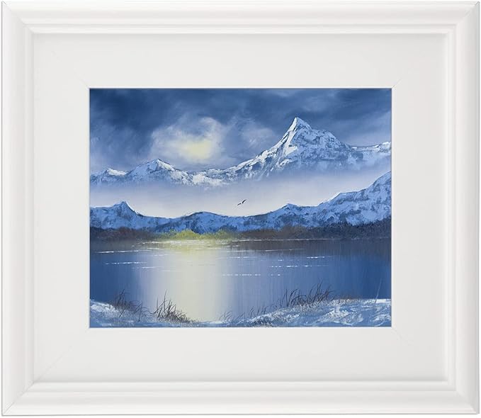 Creative Mark Plein Air Wooden Picture Frame - 10X10 White - Professional Single Frame for Art Panels, Stretched Canvas, Pictures and More, glass and backing not included