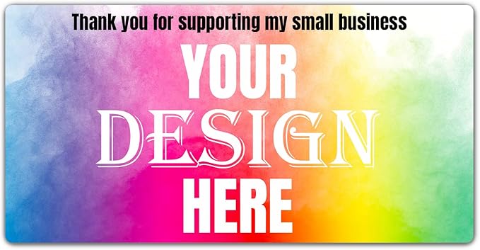 100-500 Custom Stickers Personalized Labels, Customized Stickers with Any Image Logo and Text. Custom Stickers for Business LogoThank You Labels,etc. (Rectangle,4X3 Inch)