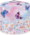 Cherry Blossom and Butterfly Print Appliance Cover Dust Cover for 6 Quart,Electric Pressure Cooker Rice cooker,Air Fryer and Crock Pot, Machine Washable