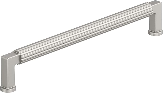 Amerock Ballard 7-9/16 inch (192mm) Center-to-Center Satin Nickel Cabinet Pull, BP37646G10
