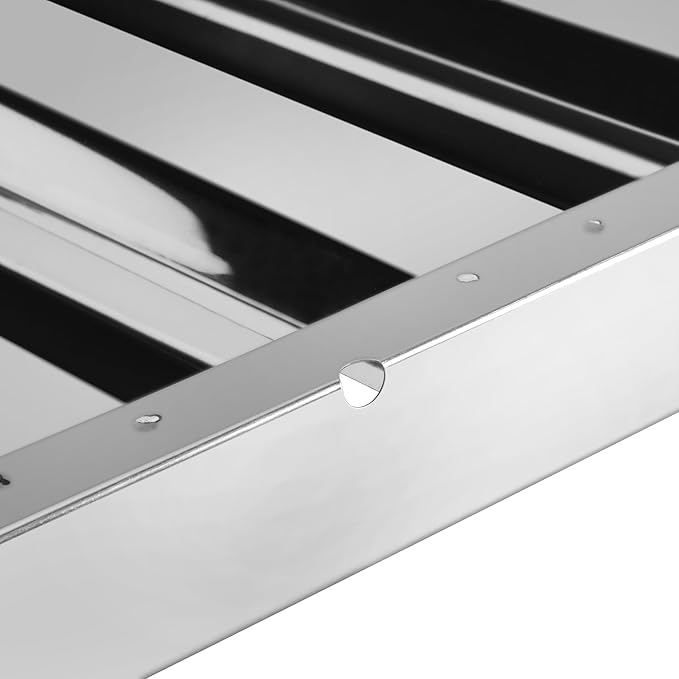 New Star Foodservice 54316 Stainless Steel Hood Filter, 16" W x 20" H