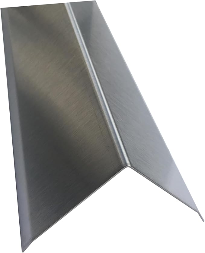 Brushed 304 Stainless Steel Corner Guards, 48" Wall Protectors, 20ga & 16ga, Available in 1/2" to 4", Multi-Pack Options (1, 2, 5, or 10) (10, 2 1/2 x 2 1/2, 20ga, with Hug Edges)