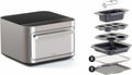 Brava Oven Bake & Breakfast Set: 10-in-1 Touchscreen Countertop Smart Oven, Air Fryer, 6-Slice Toaster, Slow Cooker, Reheater, Dehydrator, Rice Cooker, Healthy & User Friendly, Auto-Shut Off, 1800W