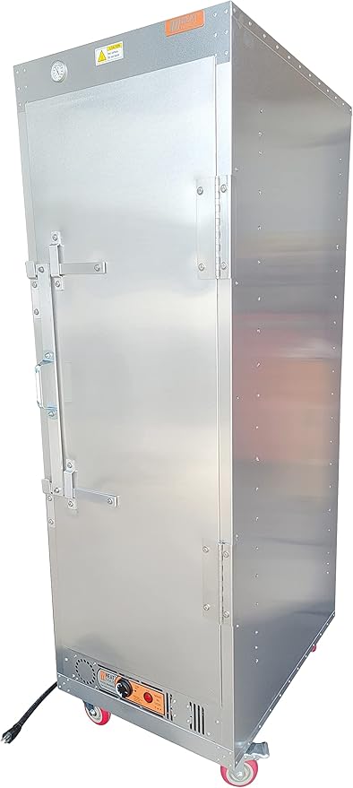 HeatMax 6 Foot Large Commercial Electric Food Warmer Holding Cabinet. Made in USA with Service and Support, Fits Full Size Pans, Churches, Schools, Catering, Fully Assembled, 120V Plug