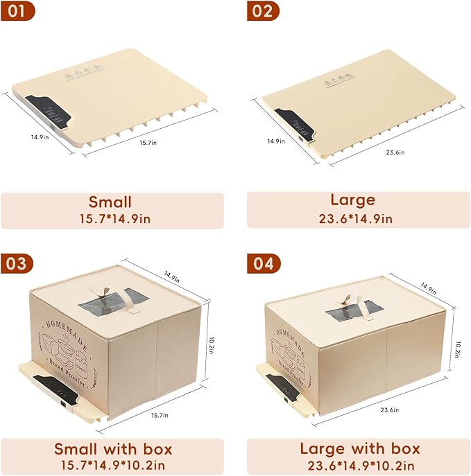 Bread Proofing Box with 85-200°F Temp Control & 12H Timer, Full-Surface Fast Heating Silicone Sourdough Warming Mat for Sourdough, Baking, Yogurt, Kombucha, and Daily Home Use(Medium)