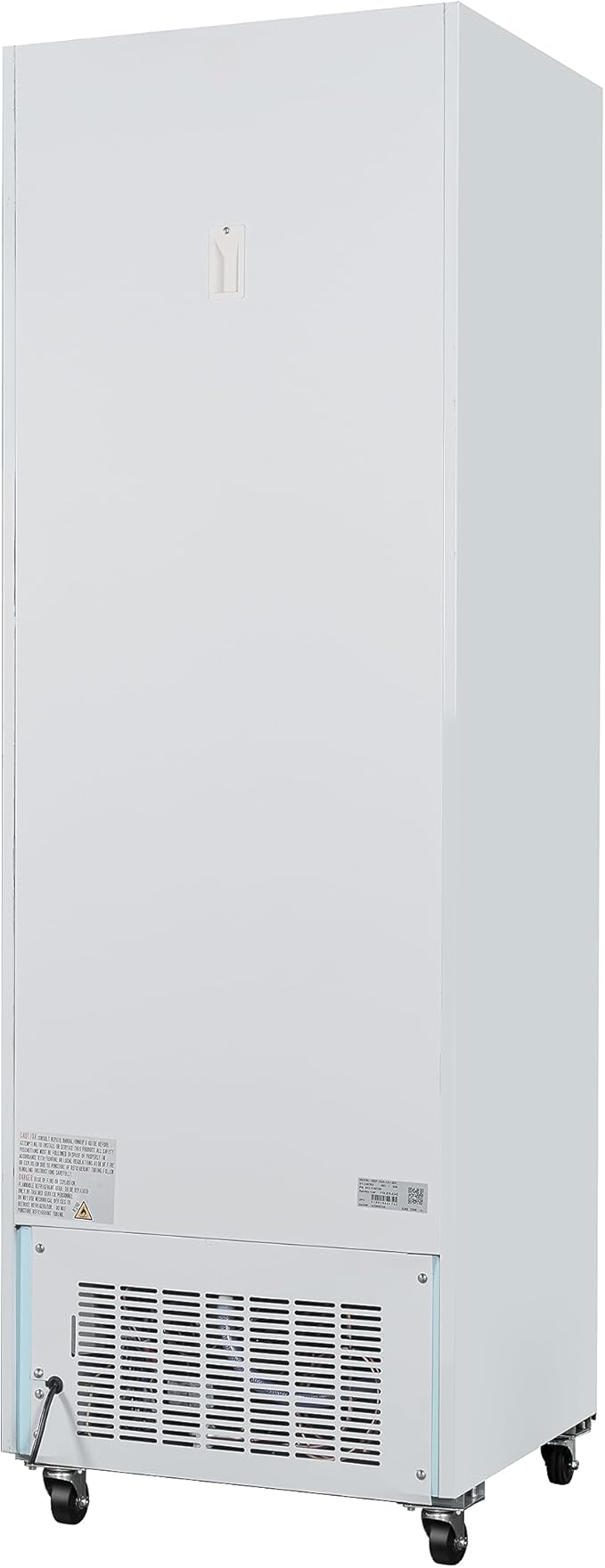 KoolMore 27 in. Commercial One Glass Door Display Upright Freezer Merchandiser in White 13 Cu. Ft. (MDF-1GD-13C-WH)