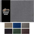 GORILLA GRIP Front Door Mat, 47x35, Indoor Outdoor Ultra Absorbent HydroAbsorb Doormat, Absorbs Up to 6 Cups of Water, Stain and Fade Resistant, Rubber Backing Doormats, Captures Dirt, Grey