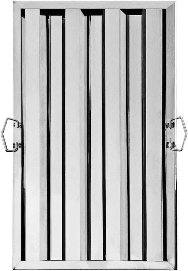 New Star Foodservice 54330 Stainless Steel Hood Filter, 16" W x 25" H