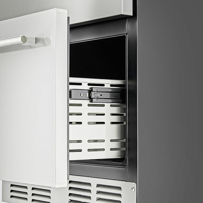 VEVOR Under Counter Drawer Refrigerator, 24 In Stainless Steel Fridge with Temperature Control, Dual Drawer Refrigerator with Powerful Compressor & LED Display, for Home, Office, and Commercial Use