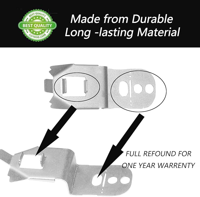 2 PCS Dishwasher Mounting Bracket 00628371 Compatible with Bosch - Replaces 628371, 00619985