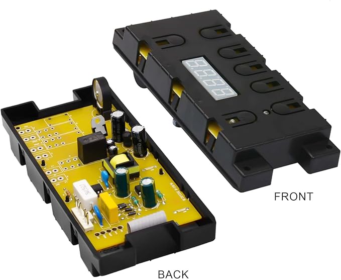 316455410 Range Oven Control Board for Electrolux Kenmore, Gas Range 7 Button Control Board Clock 5304518661 316222800