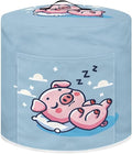 Xoenoiee Cute Pig Blue Pattern Pressure Cooker Cover for Instant Pot, Kitchen Appliance Dust Cover with Pockets for Rice Cooker Air Fryer Slow Cooker, for 3 Qt Pot