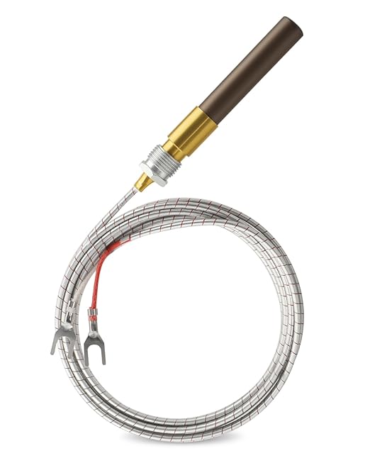 2J-M1265A Thermopile Fit for Bakers Pride Pizza Oven Model Series Y600 Y800 101 151 201 251 301 307, Replace Q313 M1265X