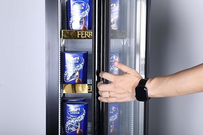 Commercial Beverage Refrigerator Display Fridge,Slim Single Glass Door Merchandiser Drink Cooler with LED Light Adjustable Shelves,ETL Sanitation,6 Cu Ft,16.15" Wide