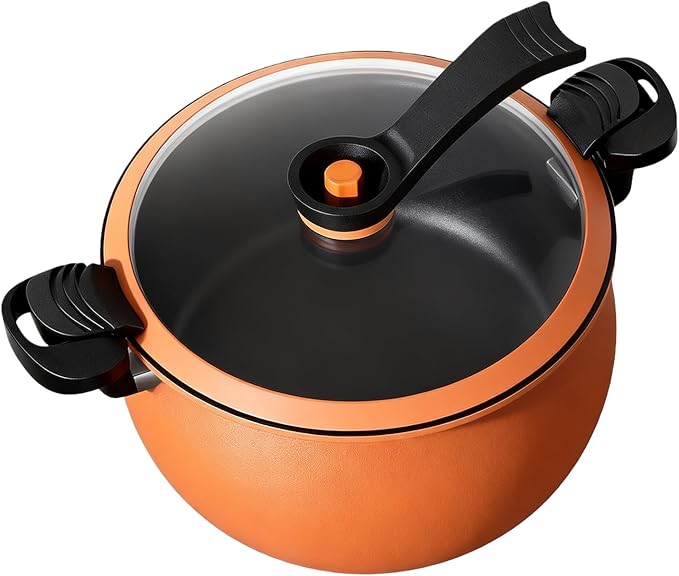 Pressure Pot - Slow Rice Cooker, Non-Stick Large-Capacity Cookware For Meal Preparation, Appliance With Transparent Cover, Kitchen Supplies, Device For Cooking, Canning, Steaming And Restaurant Use
