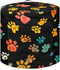 Dog Paw Prints Pressure Cooker Cover for Women Dust Protection Insulated Rice Cooker Cover Water Resistant Dust Cover with Pockets for Instant Pot 6 Quart Vintage Appliance Cover for Kitchen