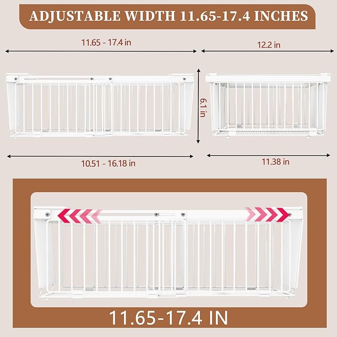 Large Freezer Organizer Bins，Upgraded Bottom Leak-Proof net，3 Pack， Expandable Stackable Chest Freezer Containers with Handle，for Fridge, Deep Freezer, Cabinet, Kitchen, Pantry (White-3Pack)