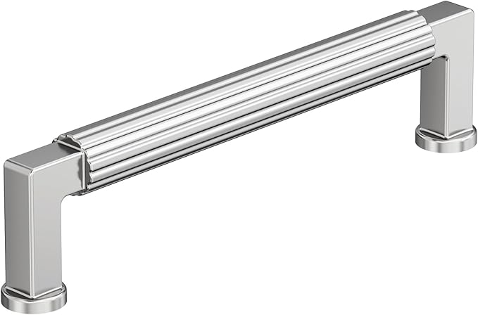 Amerock Ballard 5-1/16 inch (128mm) Center-to-Center Polished Chrome Cabinet Pull, BP3764426