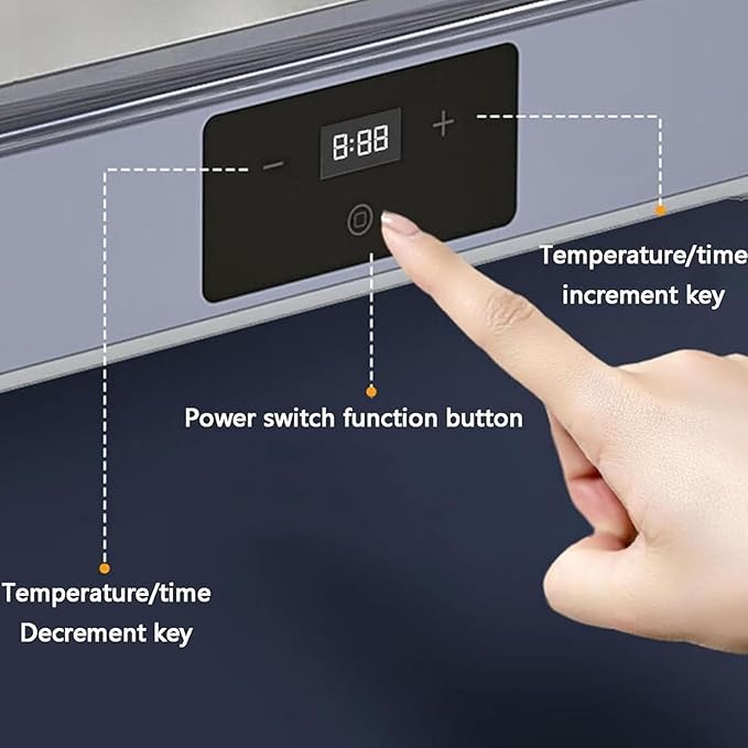 All-in-One 40L Electric Bread Proofer & Dough Raising Box Professional Proofing Box with Precise Temperature & Timing Control, Automatic Humidity for Perfect Fermentation