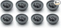 12004485 Dishwasher Lower Rack Wheel for Bosch Kenmore Thermador Gaggenau Dishwashers, Replacement Lower Dish Rack Wheel and Axle Assembly, 12029919 10004343 00617087, Pack of 8