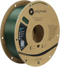Polymaker Metallic ABS Filament 1.75mm Metallic Green, 3D Printer Filament 1.75mm Heat Resistant 1kg - PolyLite ABS 3D Printing Filament 1.75mm, Strong & Durable, Dimensional Accuracy +/- 0.03mm