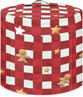Christmas Plaid Dust Cover Instant Pot and Extra Accessories Dust Proof Easy to Clean Pressure Cooker Cover Electric Appliance Cover Air Fryer Accessories with Storage Pocket Size L